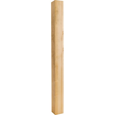 Hardware Resources 3-1/2" Wx3-1/2"Dx42"H Rubberwood Square Post P42-42RW